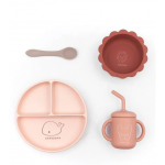 BAMBOOM Σετ Φαγητού Pink CCB002-04