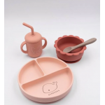 BAMBOOM Σετ Φαγητού Pink CCB002-04