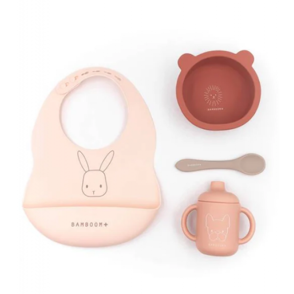 BAMBOOM Σετ Φαγητού PInk CCB008-04