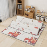 Bebe stars Χαλάκι δραστηριοτήτων διπλής όψης 150x150x1cm 100-503