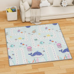 Bebe stars Χαλάκι δραστηριοτήτων διπλής όψης 150x150x1cm 100-503