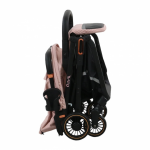 Bebe Stars Καρότσι City Automatic Powder Pink 193-185