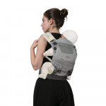 Bebe stars Μάρσιπος Heart Smoked Grey 224-186