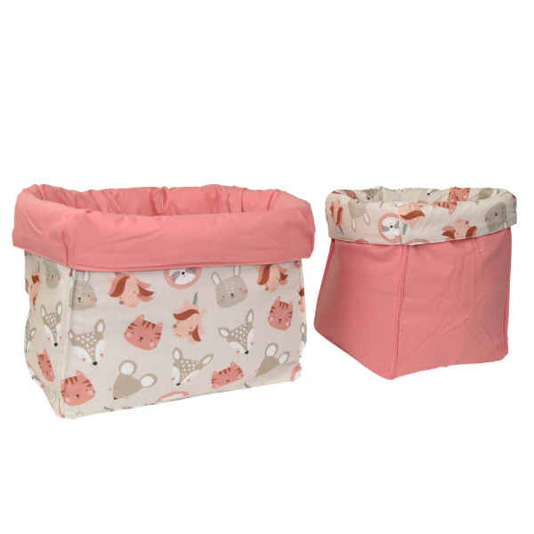 Bebe Stars Καλάθι αποθήκευσης 2 τεμαχίων Bunny 301-311