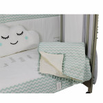 Bebe Stars Κουβέρτα fleece με pom-pom Elephant 3053