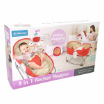 Bebe Stars Κούνια & Ρηλάξ Snooze 3 σε 1 Red 324-180 (Δώρο Τσάντα καροτσιού!)