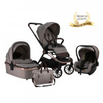 Bebe Stars Πολυκαρότσι Jewel 3 σε1 Marble Beige 350-182