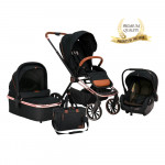 Bebe Stars Πολυκαρότσι Jewel 3σε1 Volcano Black 350-188