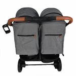 Bebe stars Καρότσι Διδύμων Double Trouble Grey 7901-186