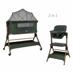 Bebe stars Λίκνο Serenity 2 in 1 Forest Green 846-176
