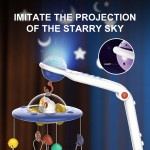 Bebe stars Μουσικό Κρεβατιού Με Προβολέα Spaceship 860-120 Bebe stars Μουσικό Κρεβατιού Με Προβολέα Spaceship 860-120