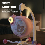 Bebe Stars Μουσικό Κρεββατιού Με Φως Cartoon Bear Pink 860-140 Bebe Stars Μουσικό Κρεββατιού Με Φως Cartoon Bear Pink 860-140