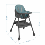Bebe Stars Καρεκλάκι Φαγητού COMFY 2 IN 1 PINE 865-184