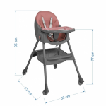 Bebe Stars Καρεκλάκι Φαγητού COMFY 2 IN 1 APPLE 865-185