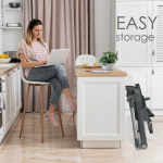 Bebe stars Καρέκλα Φαγητού-Κούνια Yum-Yum 2σε1 Grey 870-186