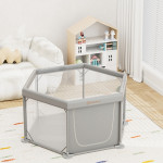 Bebe stars Παρκοκρέβατο Πολύγωνο Nestilo Grey 889-100