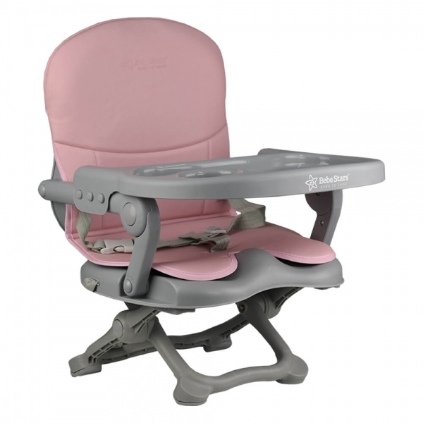 Bebe stars Καρεκλάκι Φαγητού-Ταξιδιού Booster Tasty Pink 895-185