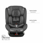 Bebe stars Κάθισμα Αυτοκινήτου Epic Isofix i-Size 360° Smoked Grey 921-186