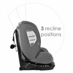 Bebe stars Κάθισμα Αυτοκινήτου Epic Isofix i-Size 360° Smoked Grey 921-186