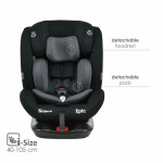 Bebe stars Κάθισμα Αυτοκινήτου Epic Isofix i-Size 360° Black 921-188