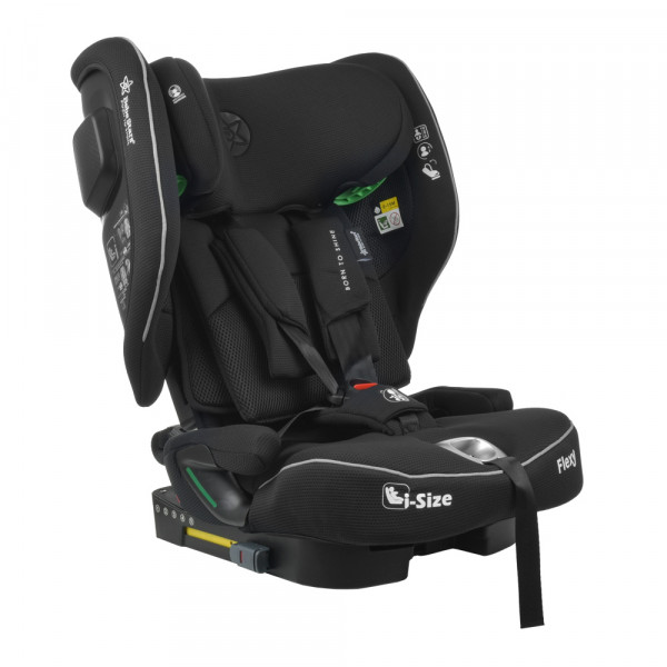 Bebe stars Κάθισμα Αυτοκινήτου Flexy Isofix i-Size 76-150cm Black 934-188