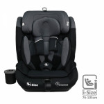 Bebe stars Κάθισμα Αυτοκινήτου Compass Isofix i-Size Steel Grey 935-186