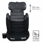 Bebe stars Κάθισμα Αυτοκινήτου Spirit Isofix i-Size Steel Grey 945-186