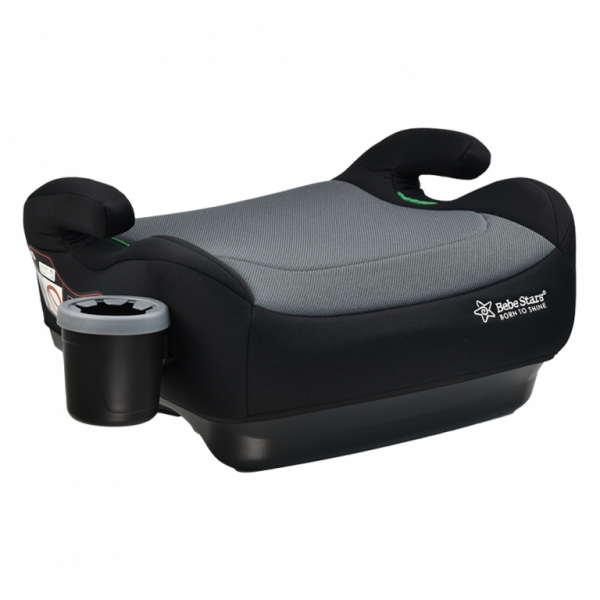 Bebe Stars Κάθισμα Αυτοκινήτου Booster 125 έως 150cm Grey 961-186