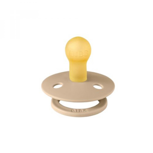 Bibs Πιπίλα Colour Round Latex No1 0m+ Taupe 100326C