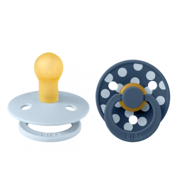 Bibs Σετ Πιπίλες Studio No1 Blue/Steel Blue 0+m 11034104