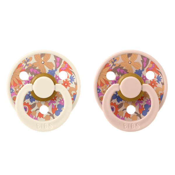 Bibs Πιπίλες Colour Liberty 2τεμ No 2 June Blossom Blush Mix 12021101