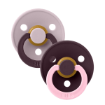 Bibs Πιπίλες Colour Fusion 2τμχ Latex No2 6m+ Dusky Lilac/Plum 12028105