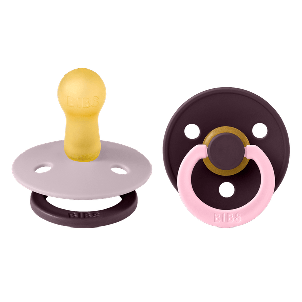 Bibs Πιπίλες Colour Fusion 2τμχ Latex No2 6m+ Dusky Lilac/Plum 12028105