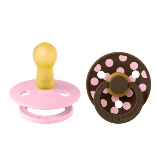 Bibs Σετ Πιπίλες Studio Dot No2 Mocha/Baby Pink 6+m 12034102