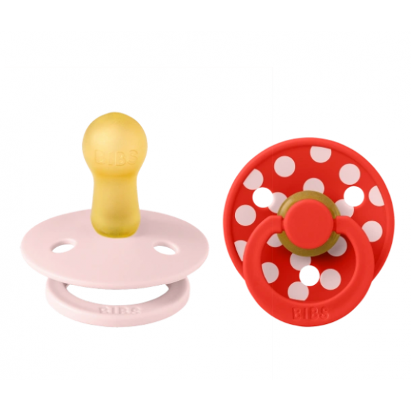 Bibs Σετ Πιπίλες Studio Dot No1 Candy/Apple Blossom 0+m 11034103