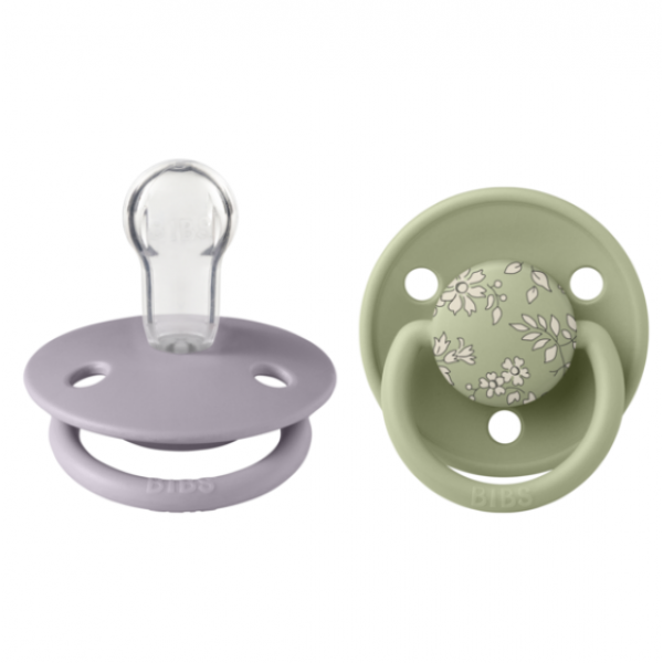 Bibs Πιπίλα De Lux Liberty Σιλικόνης OneSize 2τμχ  Capel Sage 15010101