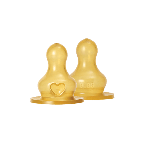 Bibs Θηλές Μπιμπερό 2τμχ Latex Fast Flow 5000003