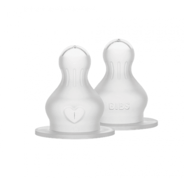 Bibs Θηλές Μπιμπερό Σιλικόνης THICK FLOW 2τμχ 5000090
