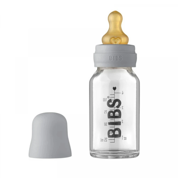 Bibs Μπιμπερό Γυάλινο 0m+ Latex 110ml  Cloud 5013223