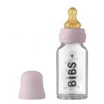 Bibs Μπιμπερό Γυάλινο 0m+ Latex 110ml Dusky Lilac 5013267