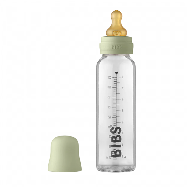 Bibs Μπιμπερό Γυάλινο Latex 225ml Sage 5014250