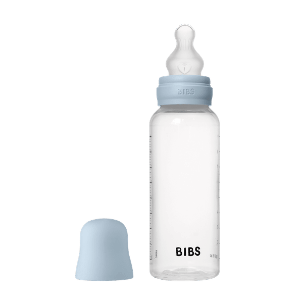 Bibs Μπιμπερό Πλαστικό Σιλικόνης 270ml Baby Blue 50171231