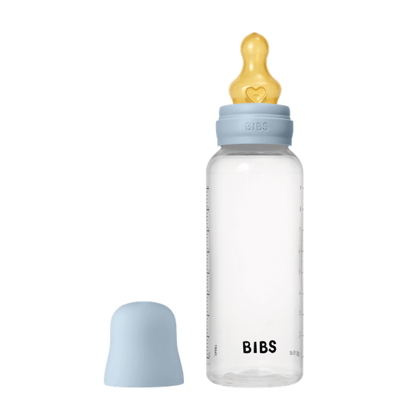 Bibs Μπιμπερό Πλαστικό Latex 270ml Baby Blue 5017231