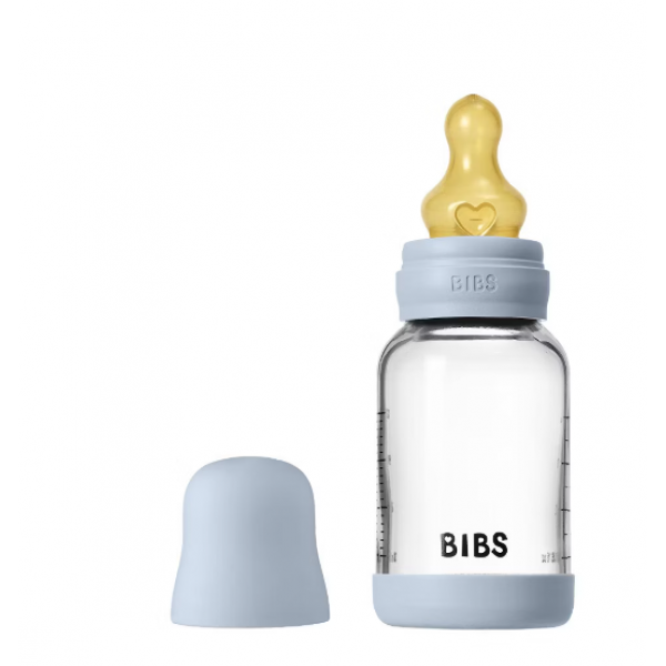 Bibs Μπιμπερό Γυάλινο 120ml Blue 5019231