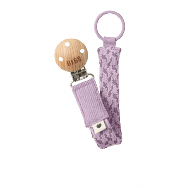 Bibs Κλιπ Πιπίλας Paci Braid Veiolet Sky Mauve 9401111