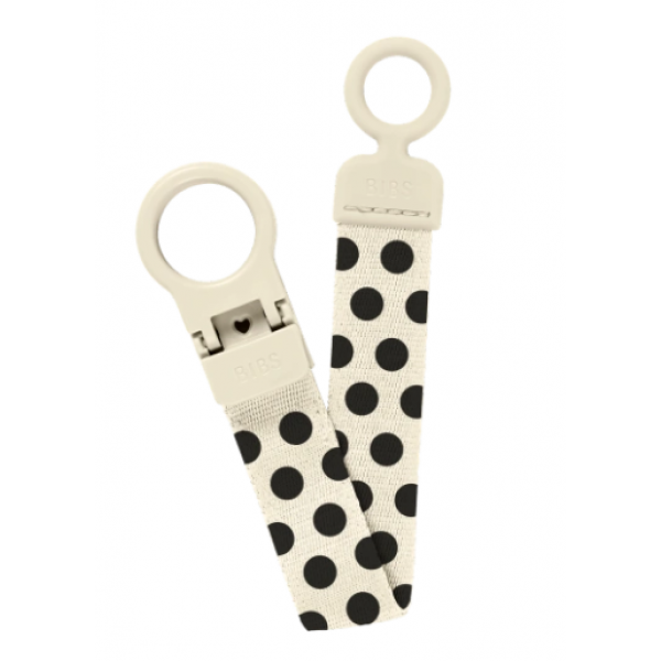 Bibs Κλιπ Πιπίλας Dot Ivory Black 950134216