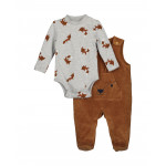 Blue seven Σετ σαλοπέτα Καφέ 15-473227-8180