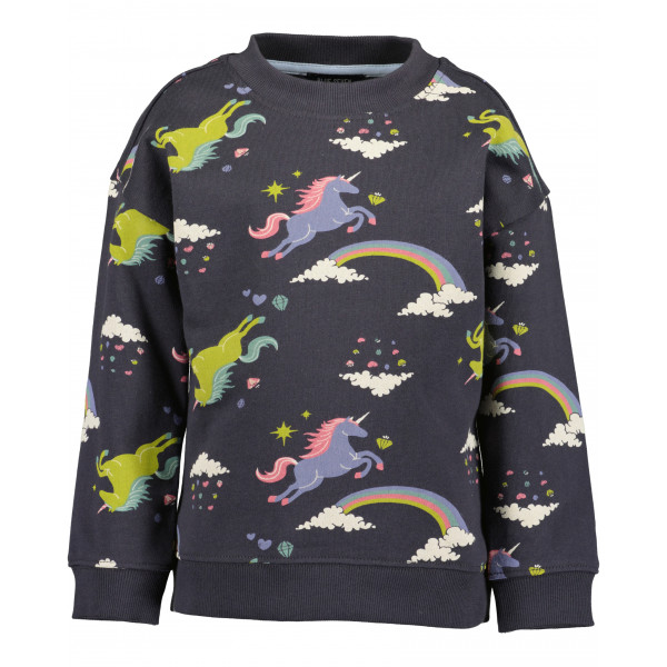 Blue Seven Μπλουζα φούτερ Μαύρο 15-764698-9850