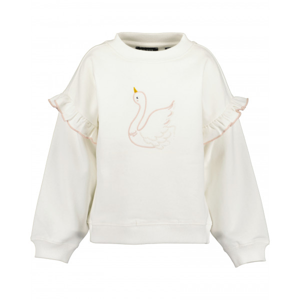 Blue Seven Μπλουζα φούτερ Λευκό 15-764702-0100