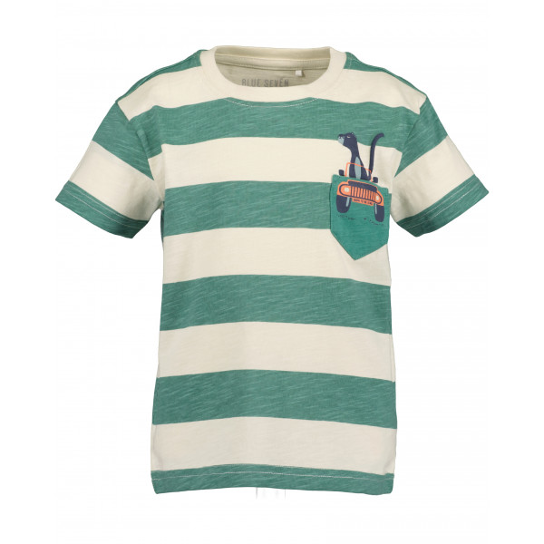 Blue Seven Μπλούζα Ριγέ Πρασινο 26-802413-0200